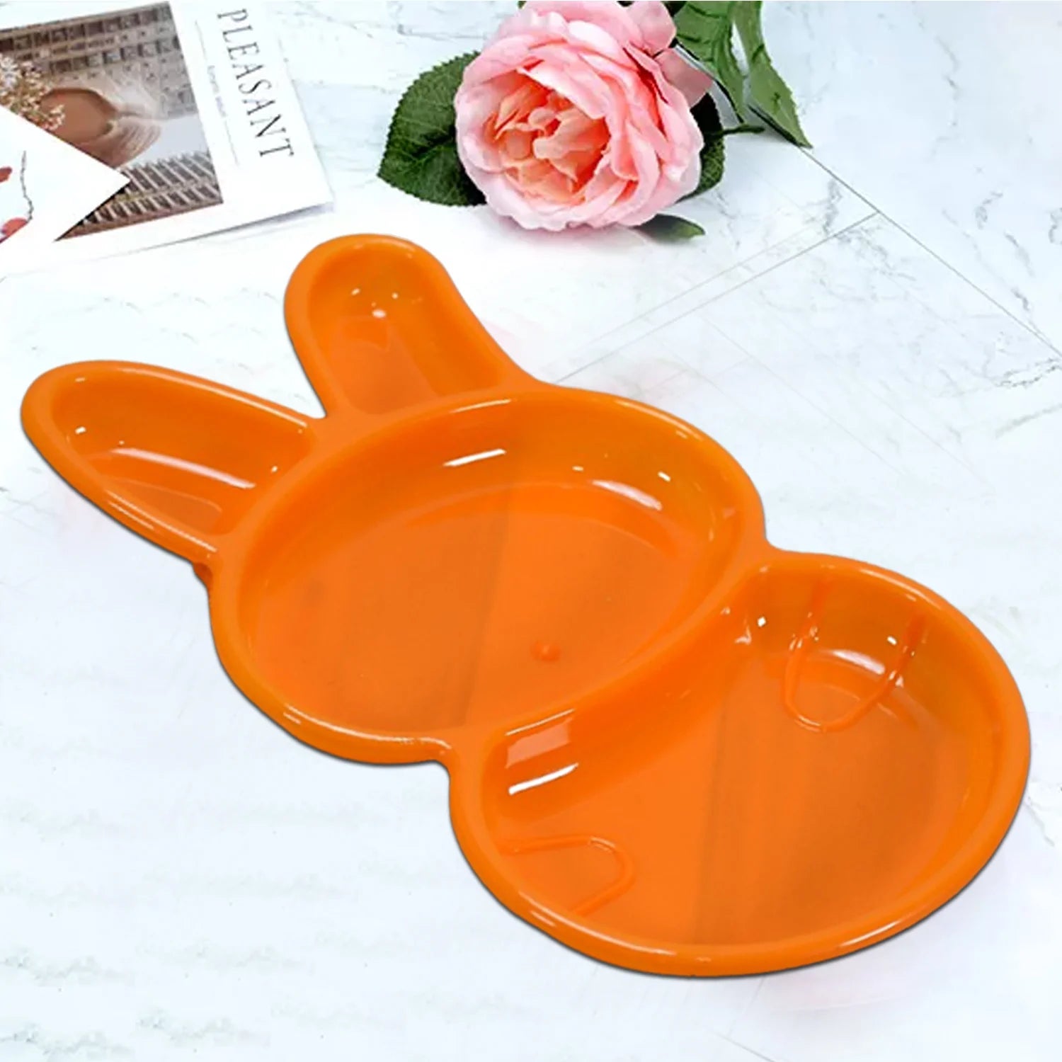 7101 Rabbit Shape Dish 6 pcs For Kids (multicolor) DeoDap 7101 Rabbit Shape Dish 6 pcs For Kids (multicolor) DeoDap